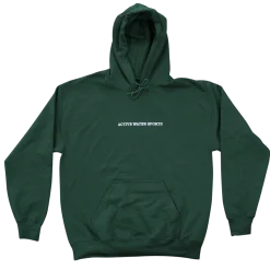 AW Ebroidered Hoodie – Green<ActiveWake Sale