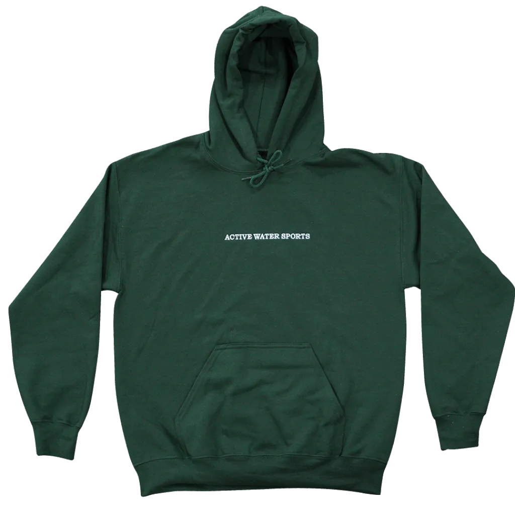 AW Ebroidered Hoodie – Green<ActiveWake Sale
