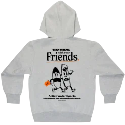 AW Friend Gidan Hoodie - Grey<ActiveWake Discount