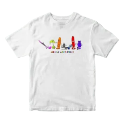 AW Kid' "Buddie" Tee - White<ActiveWake Best
