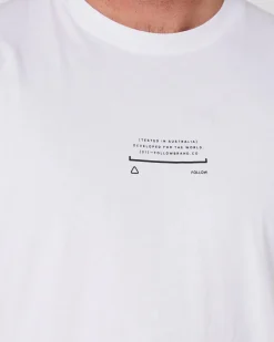 Foow Couch Tee - White<Follow Wake Outlet