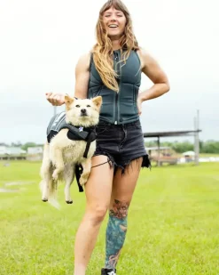 Foow Dog Foating Aid - Back<Follow Wake New