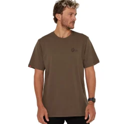 Foow how U Tee - Taupe<Follow Wake