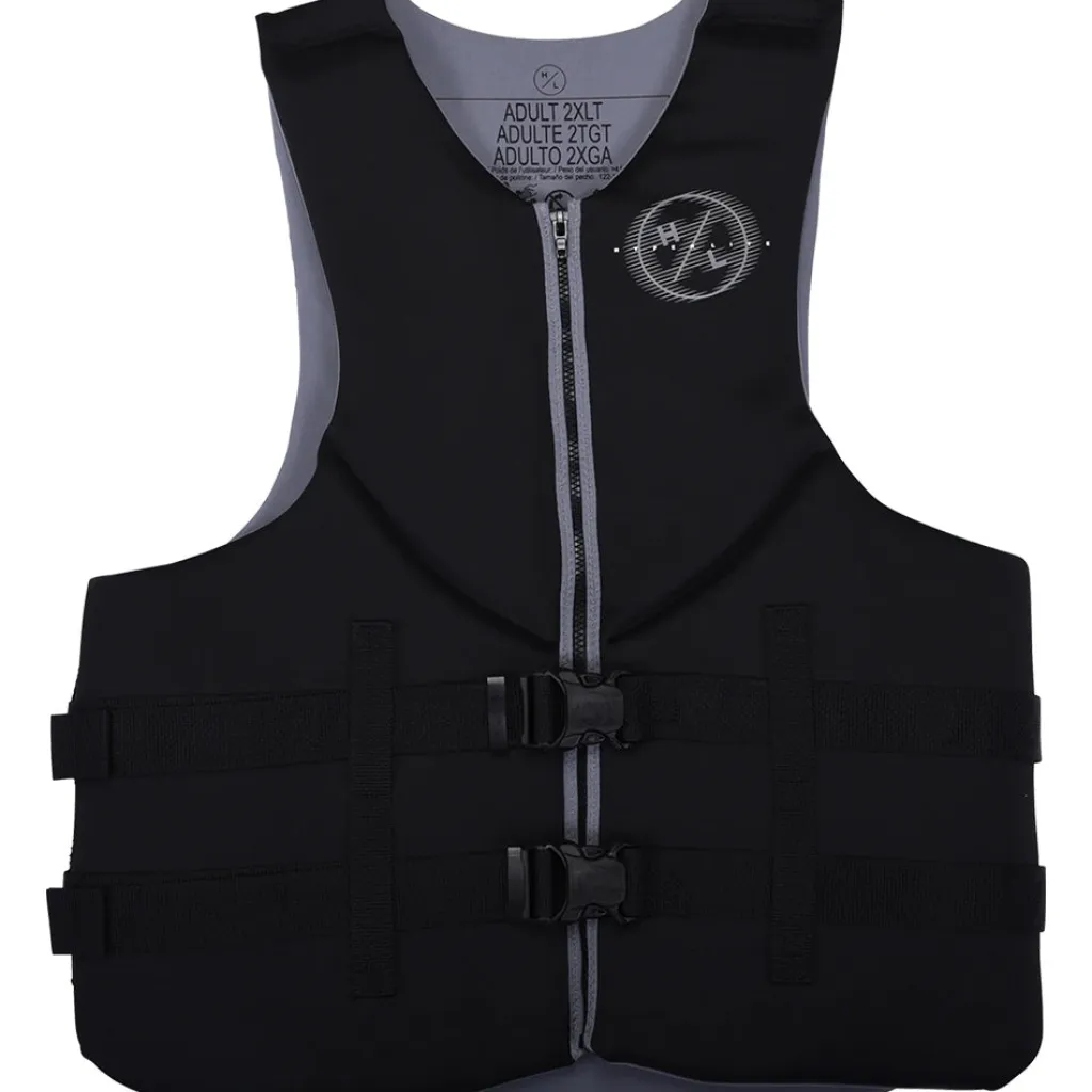 Indy Men's CGA Big & Tall Life Vest - Black/Grey<Hyperlite Clearance