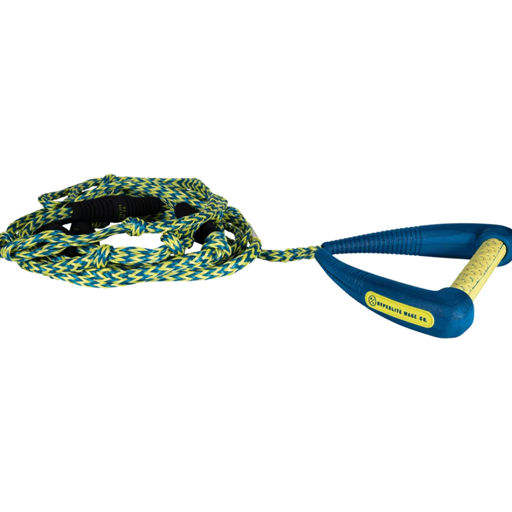 25' Pro Surf Rope w/ Handle - Blue/Yellow<Hyperlite Online