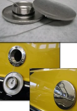 Gas Cap 9-11, Replacement, Large Cap and Cable<Malibu Hot