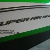 DECAL SUPER AIR CHROMAX BLACK CHROME 2.55 x 69 - 140015<Nautique Outlet