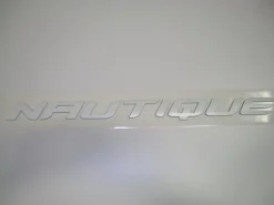 DECAL TRANSOM CHROMAX WHITE 1.39 X 18 - 170277<Nautique Sale