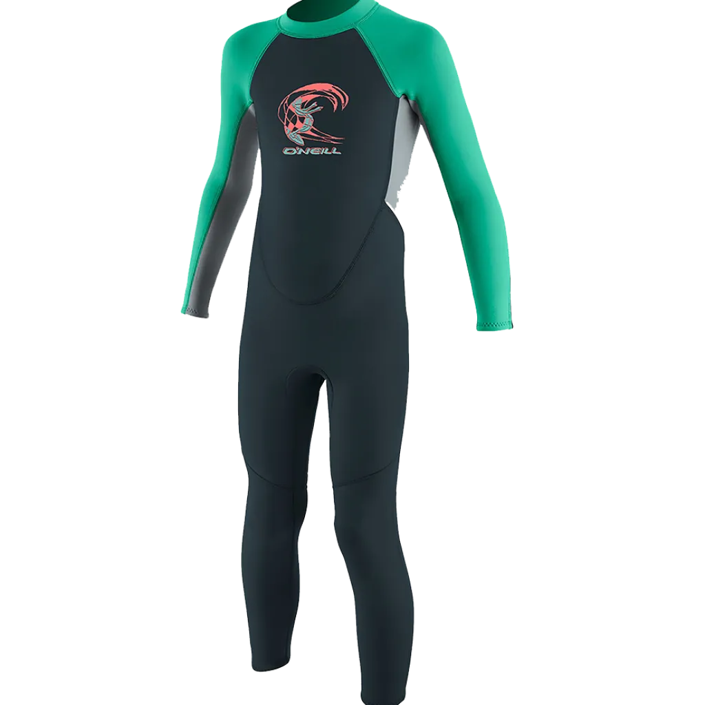 Toddler Reactor II mm Back Zip Full Wetsuit - Slate/Coolgrey/Seaglass<O'Neill Online