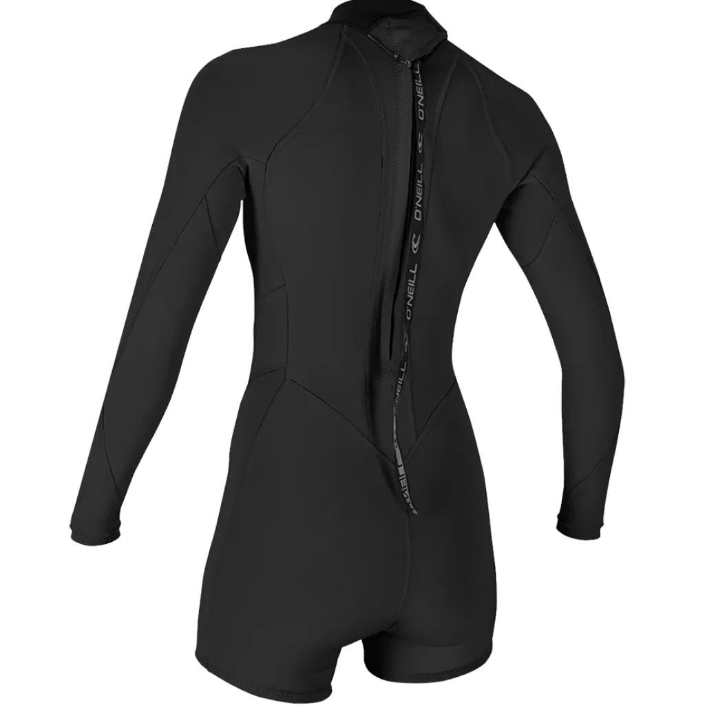 Women's Bahia 2/1MM Back Zip L/S Spring Wetsuit<O'Neill Best