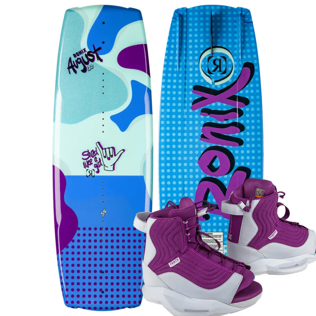 August Kid's Wakeboard | August Bindings 2026<Ronix