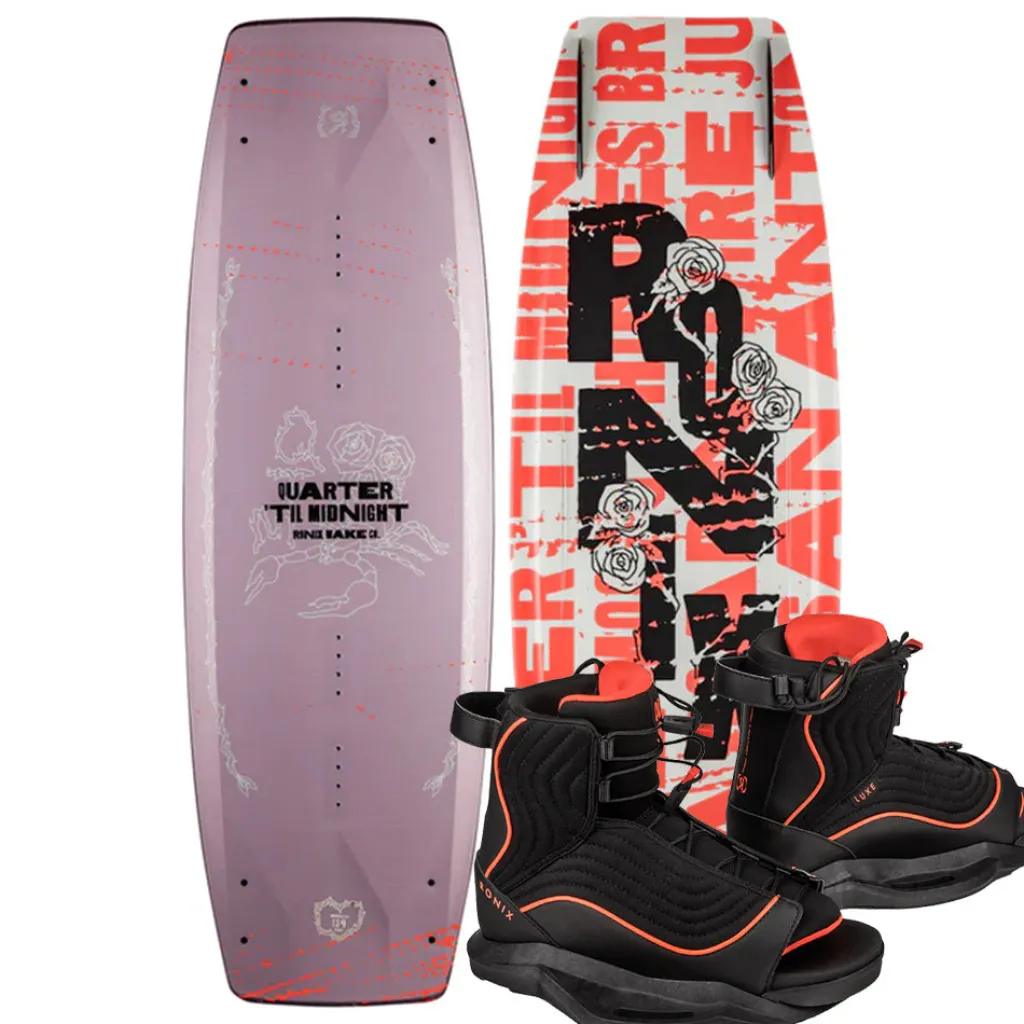 Quarter 'Til Midnight Wakeboard | Luxe Bindings 2026<Ronix Sale