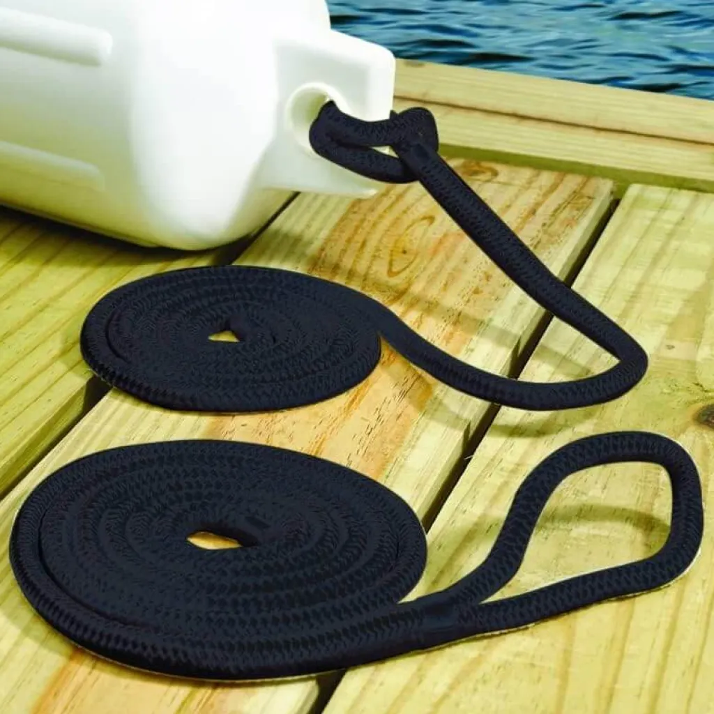 Fender Lines 3/8" x 6' (Black)<Seachoice New